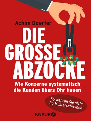 cover image of Die große Abzocke